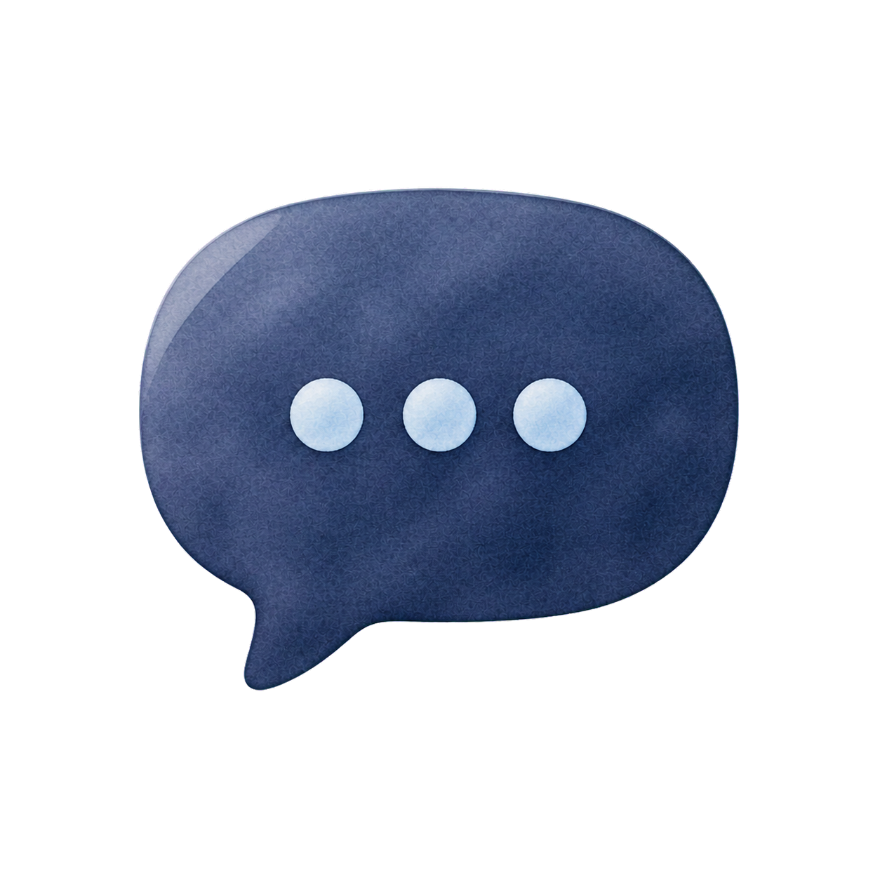Watercolor conversation bubble